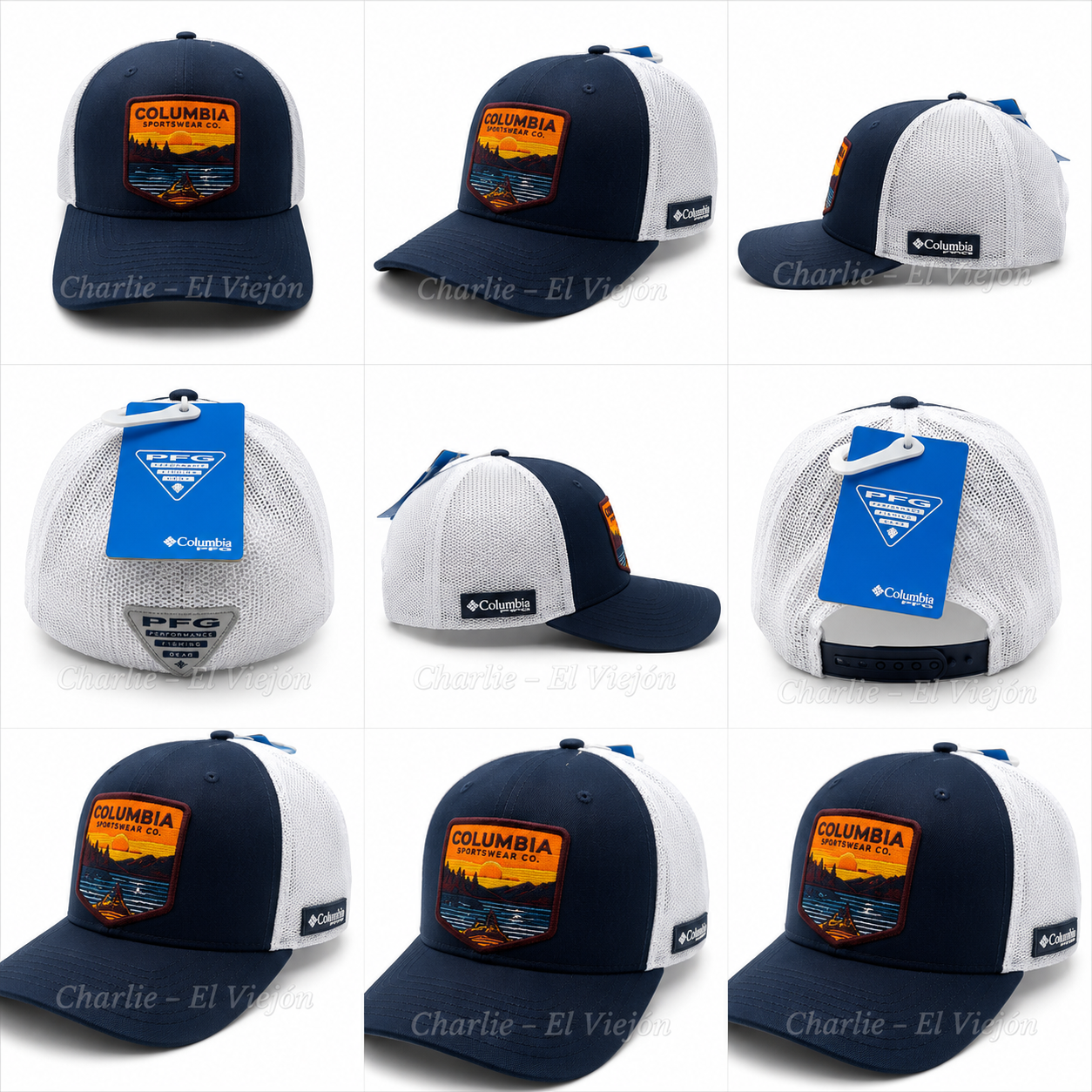 Gorra Columbia Sportswear Sunset Trucker Azul Marino