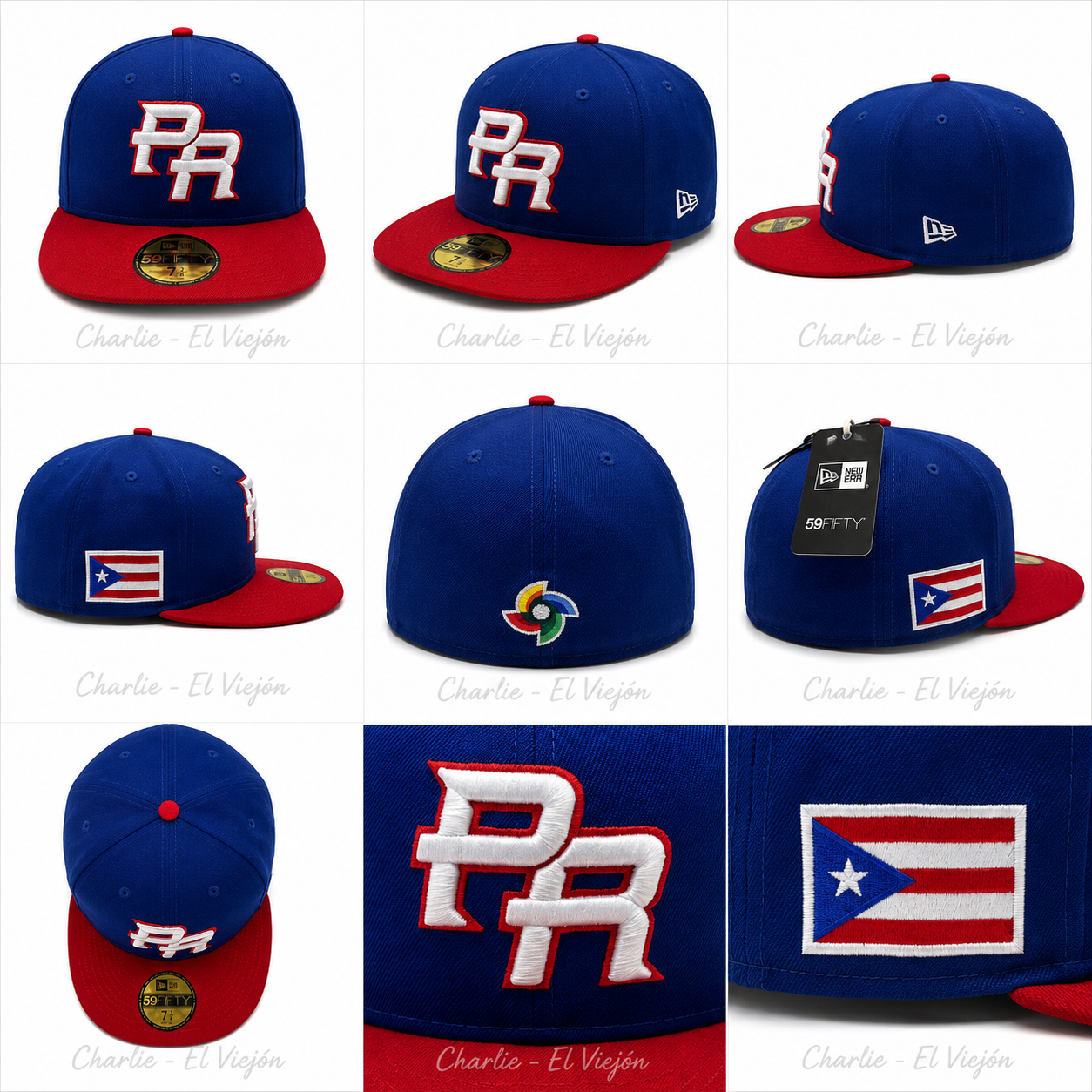 Gorra New Era 59FIFTY Puerto Rico Azul/Rojo