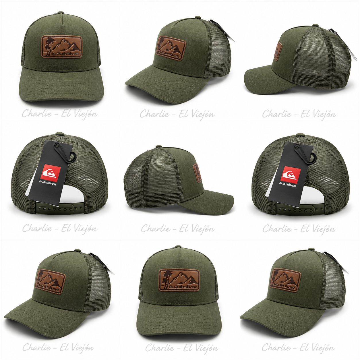 Gorra Quiksilver Trucker Verde Olivo